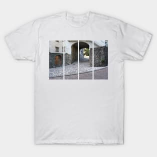 Gorizia, Italy. The castle. It stands between the walls of the ancient village, what medieval sources cite as Upper Land. Friuli Venezia Giulia. Sunny spring afternoon day. T-Shirt